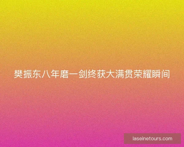 樊振东八年磨一剑终获大满贯荣耀瞬间